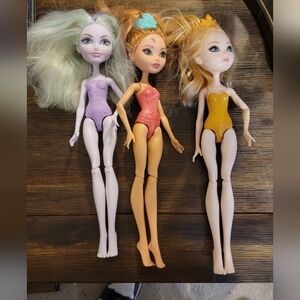 Lot of 4 Ever After Dolls